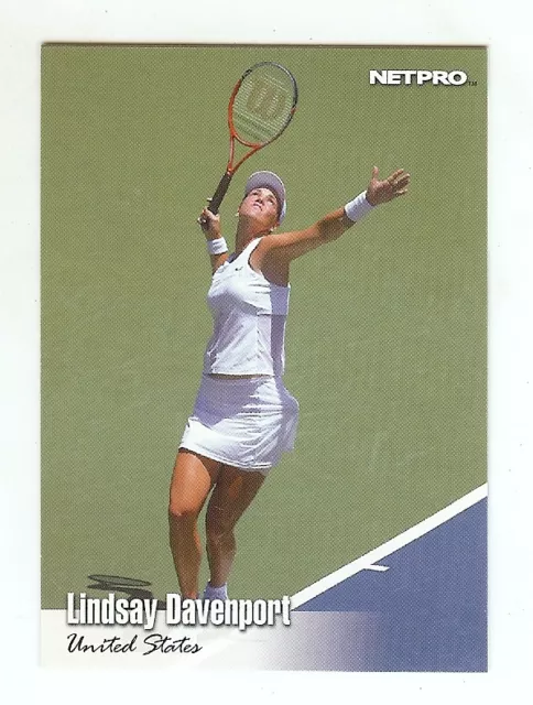 (35) LINDAY DAVENPORT "Hall of Fame" 2003 NetPro Card #16 Tennis LOT