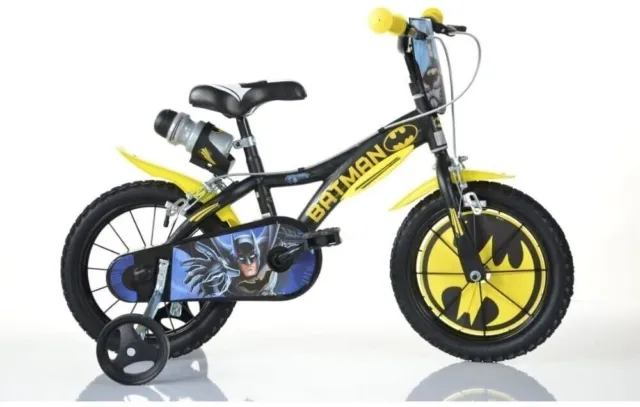 Bici Dino Bikes Bicicletta per Bambini Batman Bambino 12 Pollici Bimbo