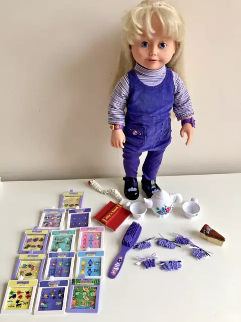 1999 AMAZING ALLY Doll  & Accessories & Outfit Tea Party - Not Working Properly