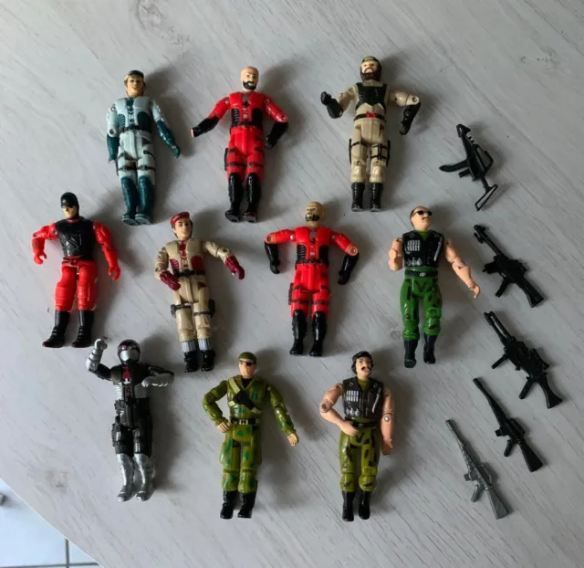 GI Joe lot de 10 figurines vintages Gijoe