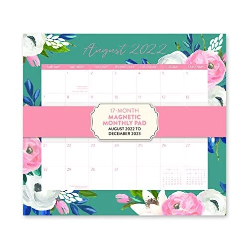 ORANGE CIRCLE STUDIO 20222023 Monthly Calendar Pad 17Month