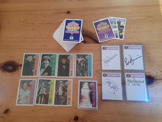 Doctor Who Cornerstone Series 1 Trading Cards - Autographs & Rare Dalek Prism