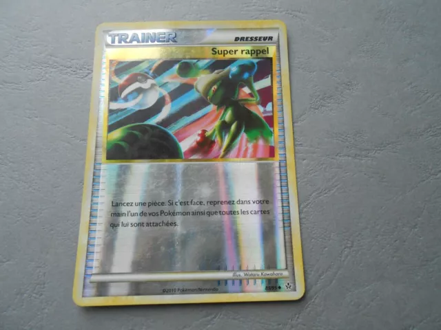Pokemon HGSS Card - Unleashing 83/95 TRAINER Super Reminder REVERSE - FR