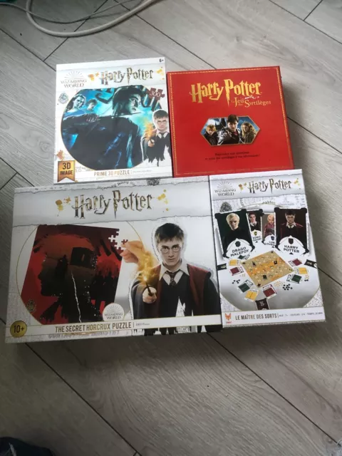 Lot de 4 jeux de société Harry Potter