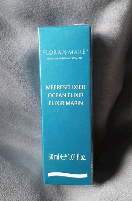 Flora Mare Meereselixir - 30 Ml, Mit Meeresschaum, Blumenalge Und Squalan, Für Mineralisierte Und Vitalisierte Haut