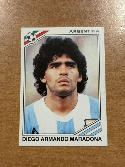 DIEGO ARMANDO MARADONA Calciatori Panini Espana 1982 World Cup Sticker - REMOVED EUR 300,00 - FR