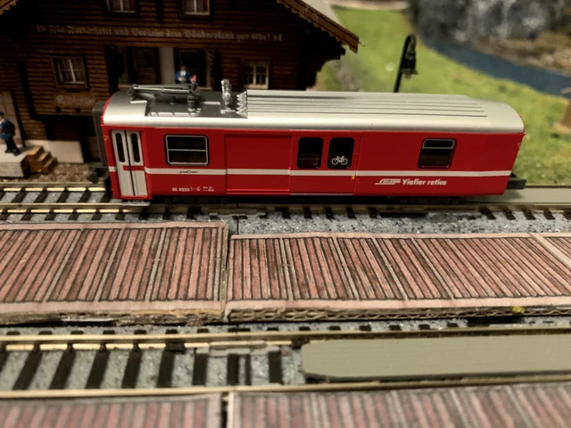 KATO RHB PANTOGRAPH Baggage Car D4223 £10.80 - PicClick UK