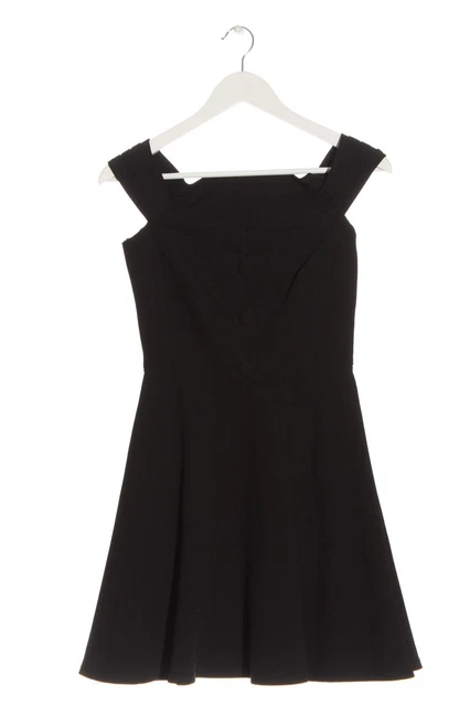 Robe De Soirée Claudie Pierlot Noir – Taille 38, Polyester & Viscose, Occasion Très Bon état
