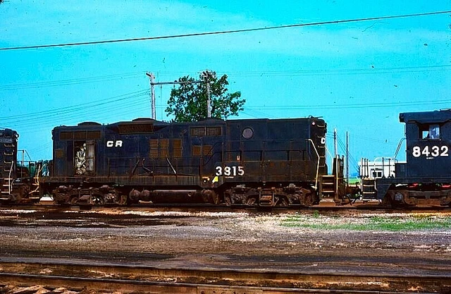 Original Kodachrome Slide Conrail Gp-9B #3815 June 10, 1979