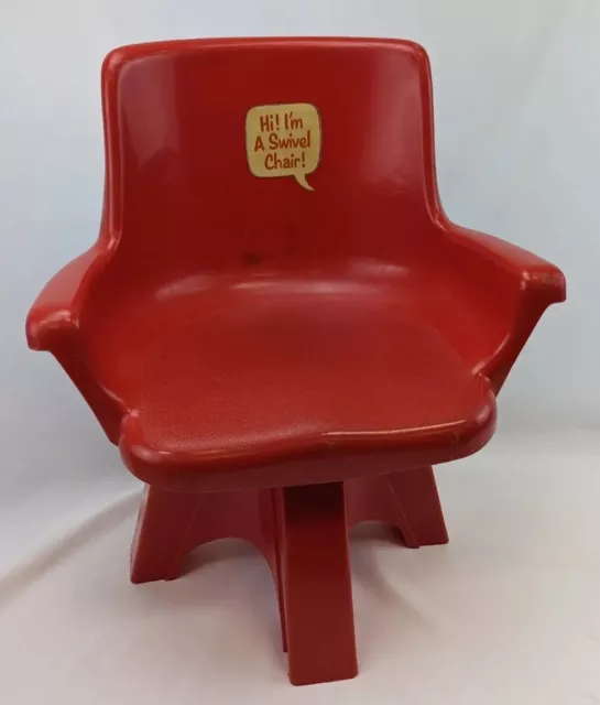 Vintage Mod Swivel Retro Child Kids Chair Empire Molded Modern Seat