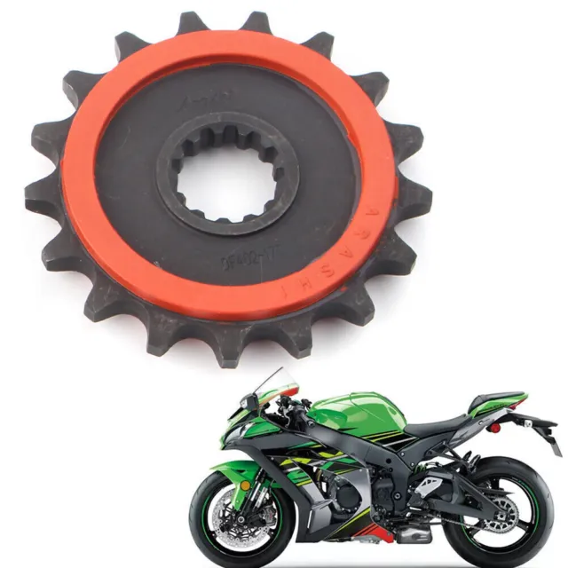 Front Motor Engine Chain Drive Sprocket 17T For Kawasaki ZX-10R 2011-2018 17 16