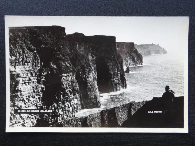 Ireland County Clare CLIFFS OF MOHAR c1950s RP Postcard by I.T.A.