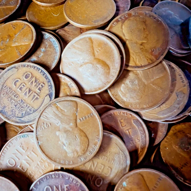 1909-1939 Wheat Cent 50 Count Roll (Early Date) | ACTUALLY UNSEARCHED | KM# 132
