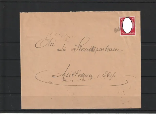 Elsass Brief mit Notstempel Friesen nach Mülhausen #1102310