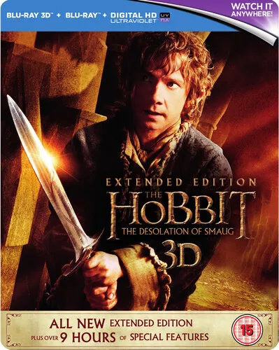 The Hobbit: The Desolation of Smaug - Extended Edition Blu-ray (2014) Martin