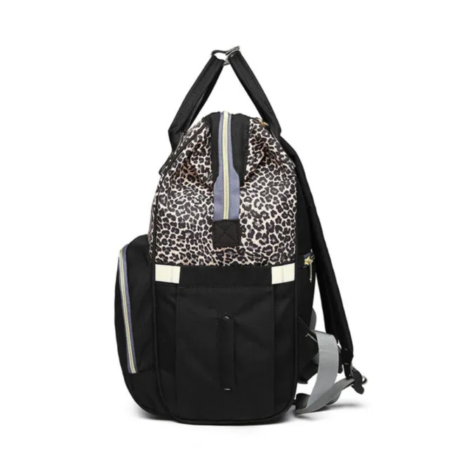 Diaper Bag Backpack Multi-Function Waterproof Baby Leopard Traveling Bags 050 4