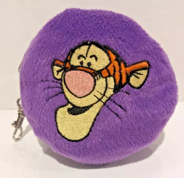 Cartera de monedas vintage púrpura tigger Winnie the Pooh