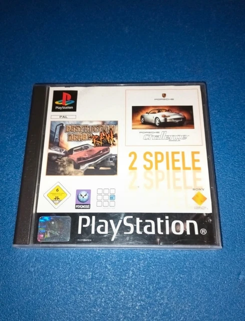 Jeux Vidéo Destruction Derby Raw Platinum PlayStation 1 (PS1 Jeux Vidéo Destruction Derby Raw Platinum PlayStation 1 (PS1