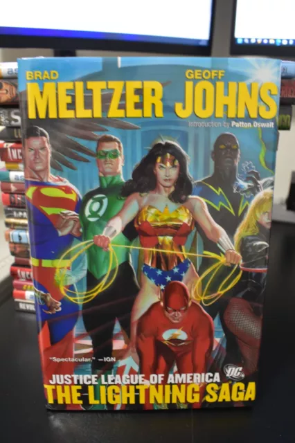 Justice League of America The Lightning Saga DC Hardcover NEW SEALED JLA Meltzer