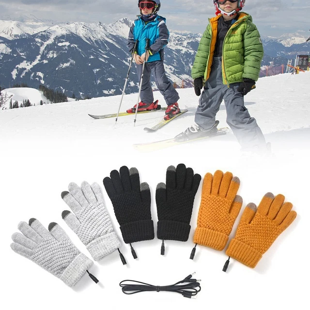 Hiver Électrique Moufles Chauffé Gants Complet Main Chauffant USB Rechargeable 1 3