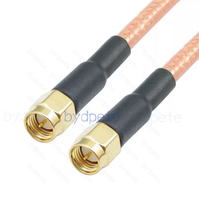 8inch RG142 SMA male plug to SMA male plug RF Pigtail Coax Jumper Cable 20cm