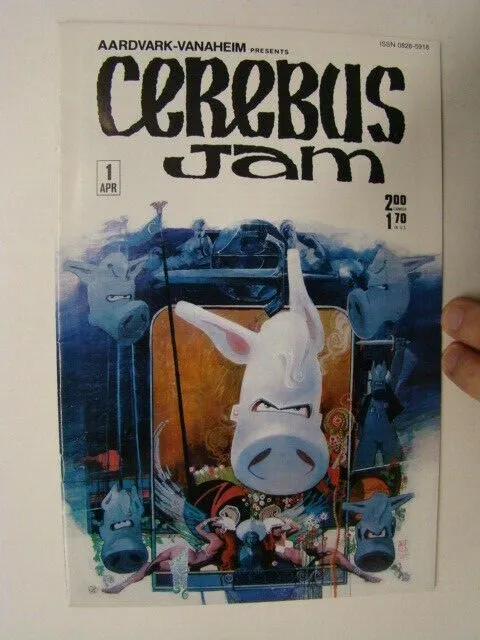 1985 Cerebus Jam #1 Dave Sims & Will Eisner Art Aardvark Vanaheim Comics FN/VF