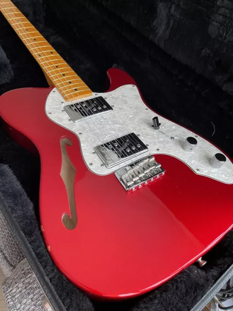 Fender American Vintage '72 Telecaster Thinline - Candy Apple Red