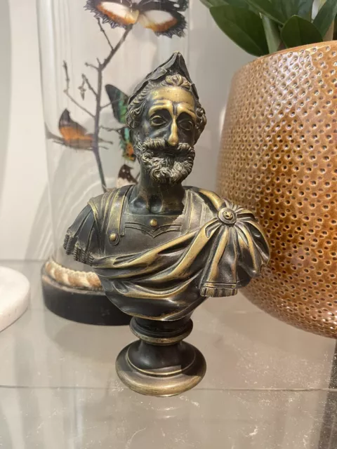Henri IV & Rey & Busto Bronce & Emperador Romano