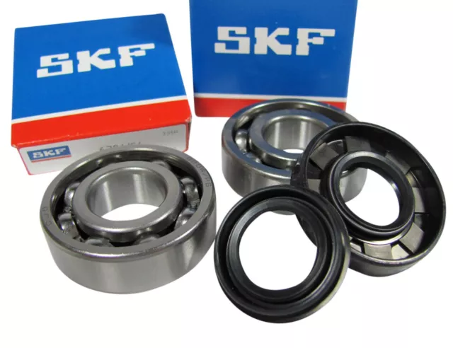 Kurbelwellenlager Set - RMS / SKF C4 Teflon für Minarelli Liegend / Stehend 50