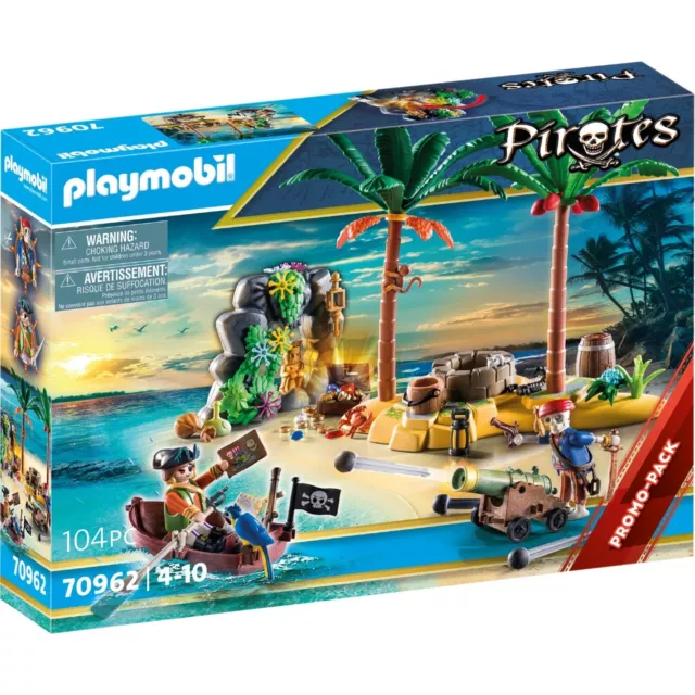 PLAYMOBIL 70962 Piratenschatzinsel mit Skelett