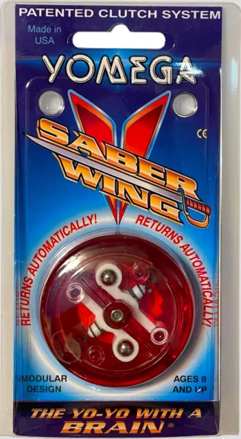 1997 Factory Sealed Yomega Red Saber Wing Brain Yoyo yo yo