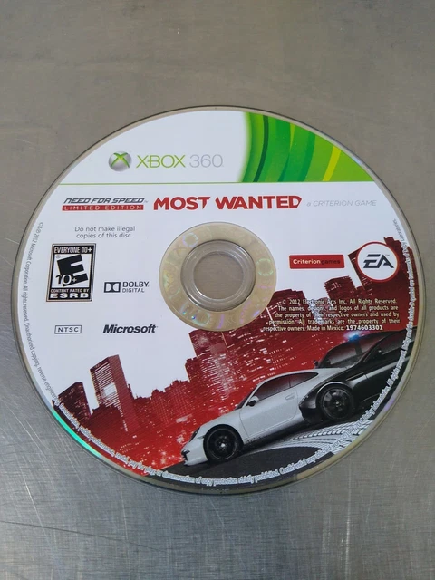 Jeu Need For Speed Most Wanted - Édition Limitée Avec Hot Pursuit Et Rivals - PlayStation 3, 2013 - Très Bon état, Manuel Inclus