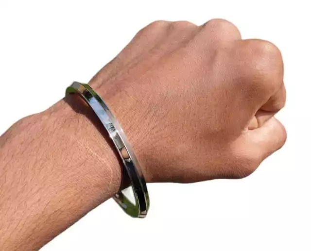 STAINLESS STEEL KARA One Edge Traditional Sikh Bangle Singh Kaur