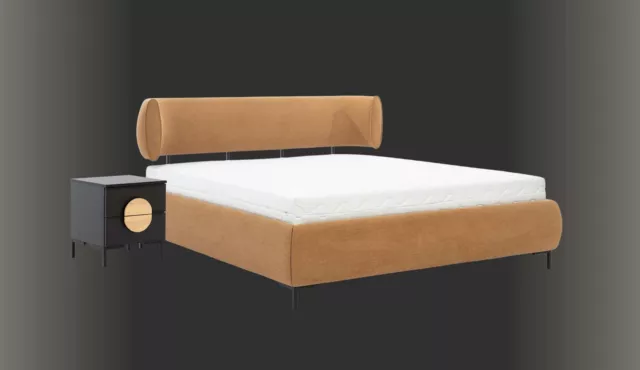 Tovolino Grigio Camera da Letto Elegante Tavolo Lusso Legno Mobili Tavolino