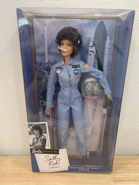 Barbie Sally Ride Inspiring Women Doll Astronaut Space NASA FXD77 Mattel