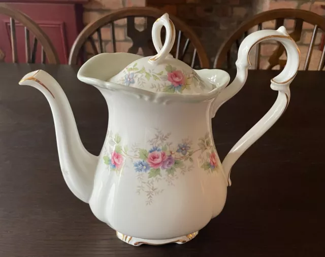 Royal Albert Floral Colleen tea/coffee pot.British Bone China.Afternoon tea