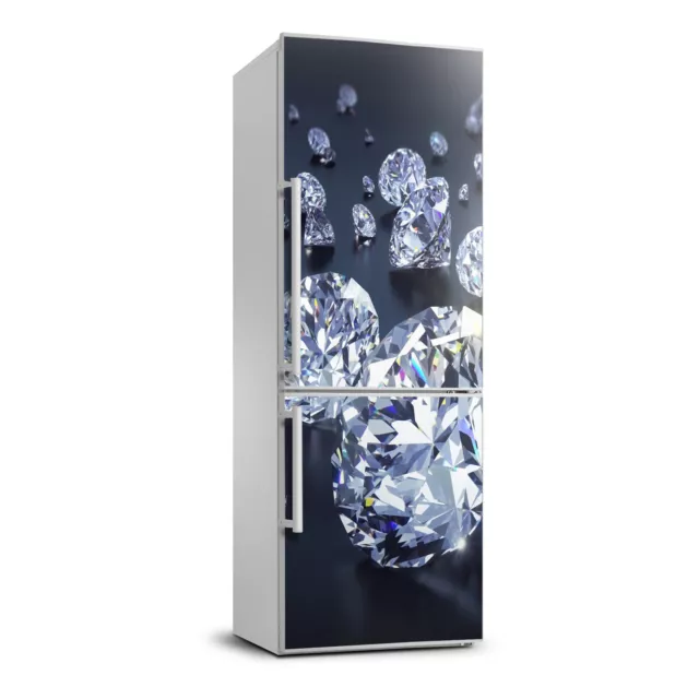 Magnet Sticker Refrigerator Wall wrap removable Peel & Stick Decal diamonds