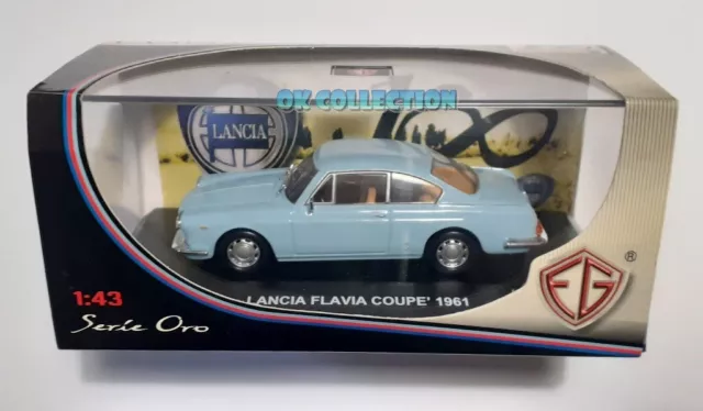 EG EDISON 1:43 Car Action Figure - Flavia Coupe' 1961 - Blue