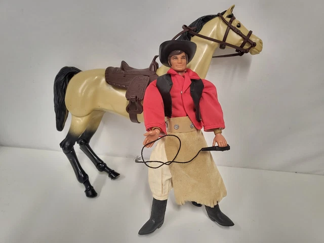 Matel BIG JIM 1977 Avec Cheval - Figurine Vintage