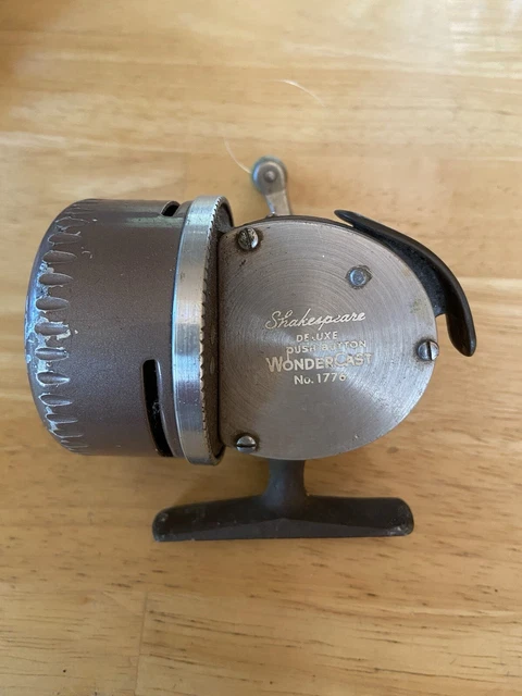 Bouton-poussoir Vintage Shakespeare USA WonderCast N° 1775 FB - Ancien Moulinet Pêche