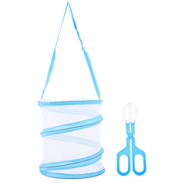 Gabbia Per Farfalle Pieghevole - Reticolato Trasparente 30x30x30 Cm, Per Insetti - Foto 4