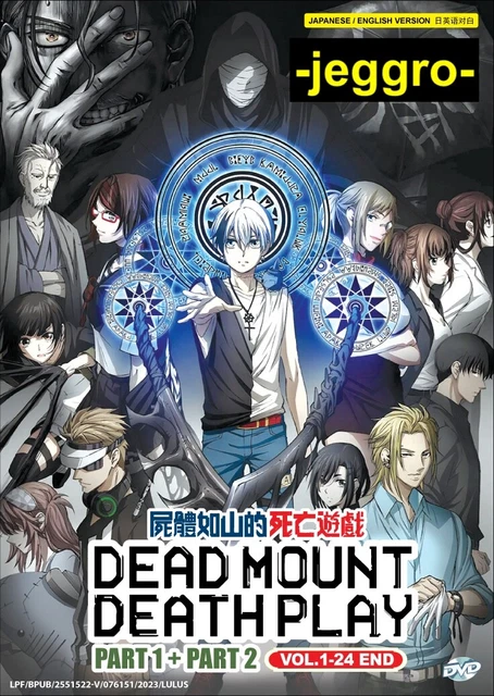 DVD DEAD MOUNT Death Play Part 1+Part 2 Vol.1-24 END Eng Dub