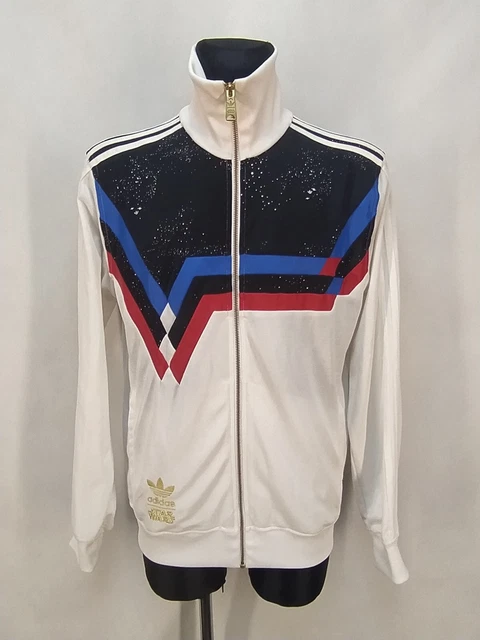 Adidas Originals Star Wars 77 mens Soccer Track Tracksuit Top Jacket Size L