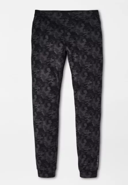 Peter Millar Active Golf Performance Pants Atlas Black Camo Men's Stretch Jogger