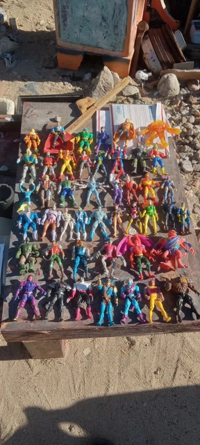 Vintage 1990’s Toy Biz Marvel X-Men Action Figure Lot Of 46 w Some Accessories