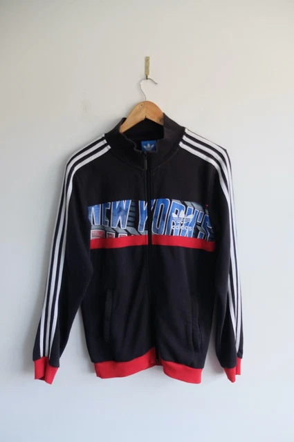 ADIDAS ORIGINALS NEW York miglior maglione giacca S trifoglio