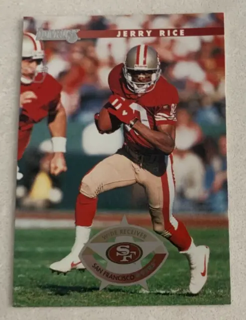 NFL JERRY RICE San Francisco 49ers 1996 Donruss Football Trading CARD #112