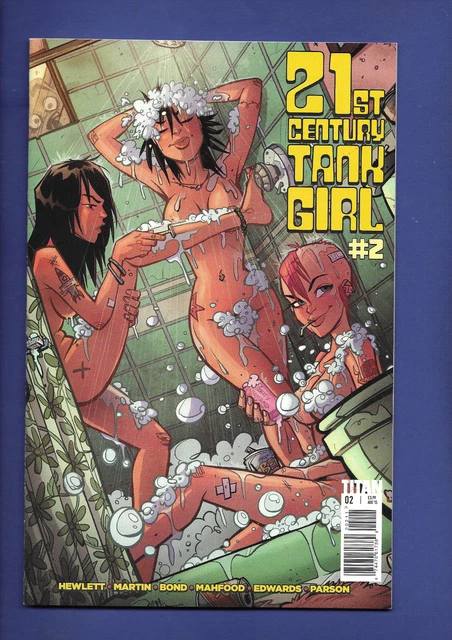 21st Century Tank Girl #2 2015 HTF BUBBLE BATH RARE
