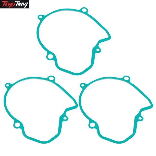 3xLeft Engine Stator Cover Gasket For 250 400 450 520 525 540 560 EXC MXC SX XC