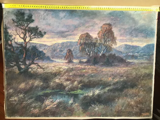 Original Alois Metzger Pastellbild - mit bewegender Hintergrund-Geschichte!